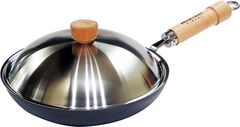 新品 IH対応 窒化加工 窒化鉄 サビにくい 26cm 蓋付きセット 日本製 フライパン 鉄 JS1226 極JAPAN リバーライト