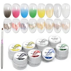 【特価商品】ジェルネイル カラー Coikaze アートジェル ライナージェル ノンワイプ 伸びるジェル 滲まない 高発色 カラージェルネイル ライナージェルネイル グラデーションネイル ジェルネイル カラーセット 8色セット