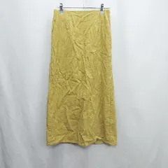 ◇ Θ ITEMS URBAN RESEARCH ロング丈 タイト スカート サイズFree ライトグリーン系 レディース E  【1410290029640】