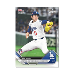 佐々木朗希 / Roki Sasaki TOPPS NOW トップス ナウ 2025 card 3