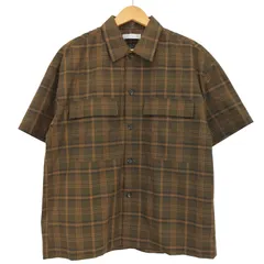 センスオブプレイス SENSE OF PLACE NewzealandwoolチェックCPOシャツ メンズ JPN：M 