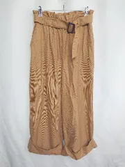 ◇ ⊇ CIAOPANIC TYPY チャオパニックティピー スレートパンツ サイズM キャメル レディース E  【1410100011261】