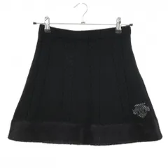 極美品DESCENT GOLF LUXE ブラック系ティアードプリーツスカート ミックスストレッチプリーツスカート【ECO】【UV】 | デサント