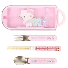 レア‼️立体キティがついたHELLO KITTY レリーフトリオセット sanrio ハローキティ レリーフ付きランチトリオセット : サンリオ