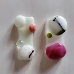箸おき　手作りガラス箸おき