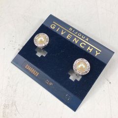 GIVENCHY ジバンシィ パール ストーン付き イヤリング レディース アクセサリー 25e菊E