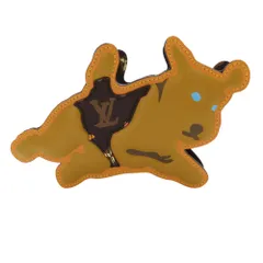 ≪値下げ≫【中古】Louis Vuitton ルイ・ヴィトン モノグラム・クラギー ドッグオンストラップ メンズ レディース ユニセックス M83342 ドッグモチーフ A2501951【無料ギフトラッピング承ります】