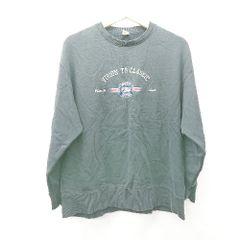 ◇ ⊇ Reebok リーボック 綿100% 長袖 トレーナー サイズL ブラック メンズ E 【1504240014746】