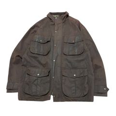 P.G.FIELD oiled jacket【OU048】オイルドジャケット　ブラウン　M