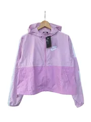 ナイキ◆レディース ウーブン コア ジャケット ウィンドブレーカー ジム ピンク