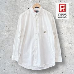チャップス　ラルフローレン　CHAPS RALPH LAUREN 白　シャツ　長袖