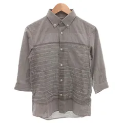 新品タグ付き　コムサコミューン　ウィンドペン レギュラーカラーシャツ　M 2025年最新ウィンドペン シャツの人気アイテム - メルカリ