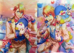 【中古】クリアファイル タキシードサム＆来栖翔 A4クリアファイル2枚セット 幸福を繋ぐ聖らかな歌Ver. 「サンリオキャラクターズ×うたの☆プリンスさまっ♪ Shining Live」 ブロッコリーガールズショップ 2023春 in マルイグッズ