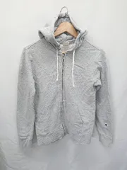 ◇ Θ Champion チャンピオン カジュアル 長袖 ジップアップ パーカー サイズS グレー系 レディース E  【1507100000187】