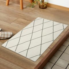 廃盤】クラッシュゲート ラグ カーペット 140×200 イエロー 北欧風