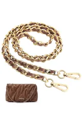 VEAGIA ショルダースト ショルダーストラップ バッグ用 チェーンショルダーストラップ ショルダーバッグ ひも バッグ修理 交換用 持ち手ストラップ ショルダースト 単品 ラップ バッグ用 約120cm