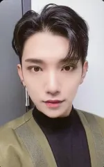 【中古】コレクションカード(男性)/ SEVENTEEN/JOSHUA(ジョシュア)/裏面白/「2021 SEVENTEEN CONCERT [POWER OF LOVE] DIGITAL CODE」封入特典フォトカード