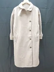 ◇ 新品 moment+　モーメントプラス ボタン　起毛　シンプル　厚手 長袖 コート サイズM ブラウン系 レディース E 【1303270002576】のサムネイル