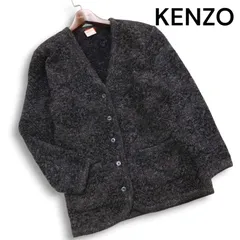 【美品】KENZO アンサンブル ニット カーディガン ビンテージ 総柄 シルク KENZO - ケンゾー×ヴェルディ インターシャニットVネック