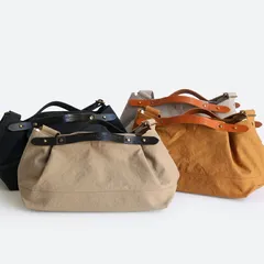 【新品】【1点販売】Suolo[スオーロ] CROP mini[かばん トートバッグ ショルダーバッグ キャンバス地 レザー 収納 ユニセックス 日本製]