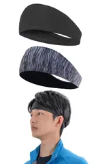 【特売】ONE MORE LIFE ヘッドバンド 【国内検査済み】 汗止め 吸汗 防寒 速乾 ヘアバンド スポーツ 通気性 伸縮性 【柔らかい肌触り】 フィット感 丸洗い お手入れが楽