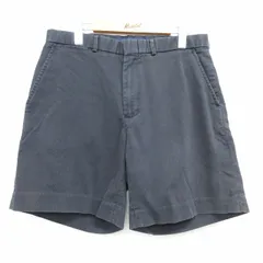 W33/古着 ラルフローレン ポロゴルフ ブランド ショート スラックス パンツ ショーツ メンズ 90s 黒 ブラック 25apr05 中古 ボトムス 短パ