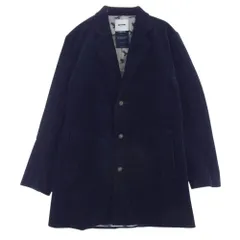 FACTOTUM ファクトタム 13AW No01031226 コーデュロイ チェスター フィールド コート ネイビー系 44【中古】のサムネイル