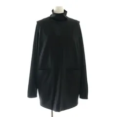 アメリ AMERI 22AW LAYERED VEST SET TOP トップス セット カットソー 長袖 ベスト プルオーバー Vネック F 黒 ブラック /NR ■OS