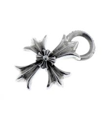 クロムハーツ CHROME HEARTS 【 DBL CH PRS 】 ダブル CH プラス ペンダント ネックレス トップ シルバー　f26314