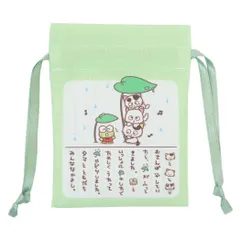 【メール便】タマ＆フレンズxサンリオキャラクターズ ミニ巾着袋 豆巾着 絵日記 GR サンリオ マリモクラフト まめきんちゃく 小物入れ キャラクター グッズ 