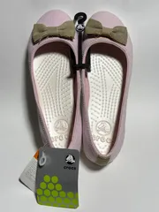 【新品未使用】訳あり crocs クロックス skimmer スキマー リボン 24cm パンプスのサムネイル