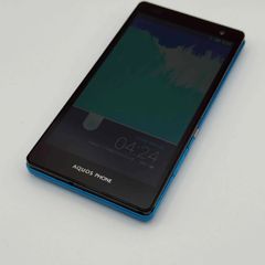 au AQUOS PHONE SERIE SHL21 アクオスフォン スマホ  ブルー 青 ③