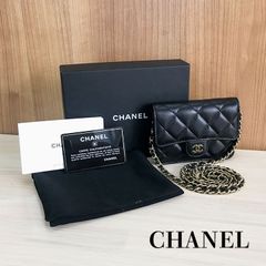 シャネル CHANEL キャビアスキン Vステッチ ボストンバッグ ホワイト 