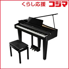 【 設置無料 】 ローランド Roland グランド電子 ピアノ 黒鏡面仕上げ ［57.3kg /録音機能対応 /ピアノ・リアリティ・スタンダード鍵盤 /88鍵盤］ GP-3-PES 未使用 送料無料のサムネイル