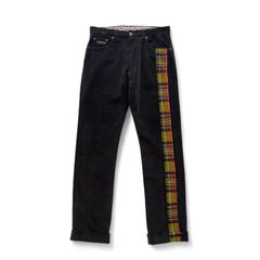ETRO エトロ ライン切り替えコーデュロイパンツ