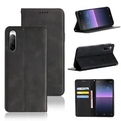 【人気商品】手帳型 PUレザー 手帳型 カード収納 カバー 財布型 II 耐衝撃 II ケース ケース マグネット II スタンド機能付き 10 5色(Xperia 10 10 Xperia II Xperia SO-41A SO-41A SOV43 SOV4