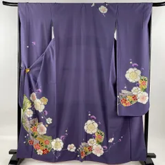 振袖/鼓草花金彩染め分け紫中古美品振袖set/身丈167.5裄丈66.5紫成人式 楽天市場】振袖 中古 紫の通販