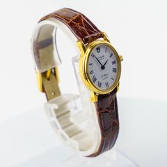 Tudor Le Royer 15508 クォーツ レディース ゴールドトーン ローマ数字ダイヤル #1291