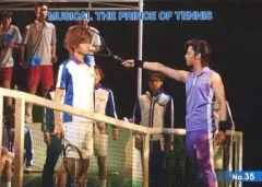 【中古】コレクションカード(男性) No.35：多和田秀弥(手塚国光)・土井一海(木手永四郎)/ミュージカル テニスの王子様「一番くじV 2013夏」 H賞 缶バッジ＆フォトカードセット(缶バッジ欠け)