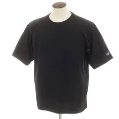 【中古】チャンピオン Champion コットン系 リバースウィーブ クルーネック 半袖Ｔシャツ ブラック【サイズL】【メンズ】