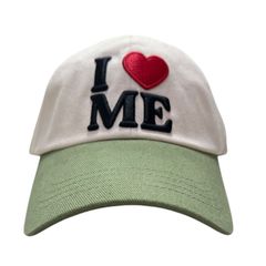 P.O.S I ♡ ME CAP GREEN