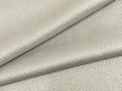 平和屋着物▽上質な色無地　単衣　紗綾形地紋　白鼠色　正絹　逸品　AAAZ9032fy