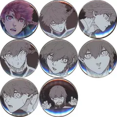 【中古】バッジ・ピンズ 全8種セット 「ブルーロック展 推しキャラバッジコレクション 黒名蘭世」