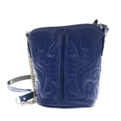 【中古】トーガ TOGA WESTERN SHOULDER CHAIN BAG MINI レザー ショルダーバッグ ブルー【W17.5xH17xD8.5】【レディース】のサムネイル