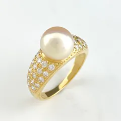 在庫処分・数量限定 MIKIMOTO ミキモト ベビーパールリング ルビー #50