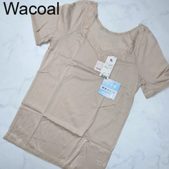 【新品タグ付き】Wacoal　ワコール　インナー　半袖　LL　ランジェリー　下着ㅤBE　ベージュ　シンプル　スゴ衣　天綿　プレミアムコットン　爽快さらっと　吸汗　速乾　冷感　通気性　日本製　プレゼント　ギフト