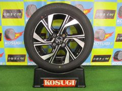 新車外し！　タントカスタム純正　4.5J-14　4H100　+45　エナセーブ　EC300+　155/65R14　ウェイク　ミラ　ムーヴなど　 中古セット　4本【Y22大和店】