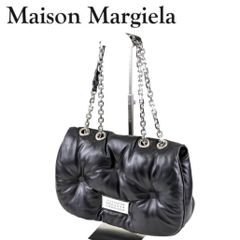 ☆★オープニング価格★☆　オシャレ【極美品】Maison Margiela　メゾンマルジェラ　11　Glam Slam グラムスラム　フラップ　チェーンバッグ　ソフトレザー　ショルダーバッグ　ハンドバッグ　肩掛け　レディース