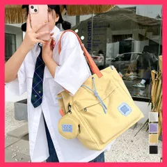 【スタッフおすすめ！】 トートバッグ 大容量 巾着ナイロンバッグ ナイロントート 黒/2WAY巾着トート/ビックトート可愛い レディース お洒落ロゴマザーズバッグ  おすすめ おしゃれ　人気 上品 6HANC-001