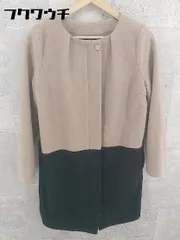 ◇ YECCA VECCA イェッカ ヴェッカ コート ブラウン系 ブラック レディース 【中古】 【1002800537617】